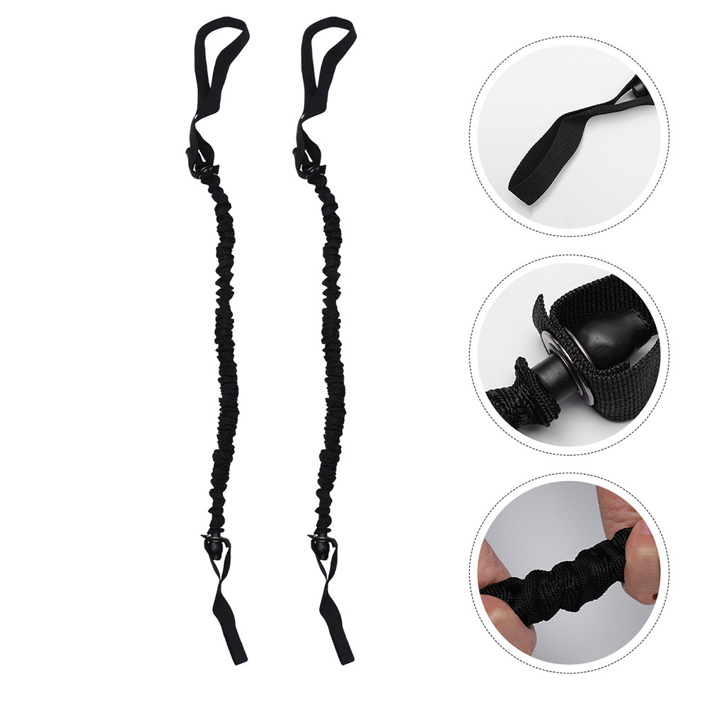 Ab Roller Wheel - 4Pcs Ab Roller Pull Ropes Natural