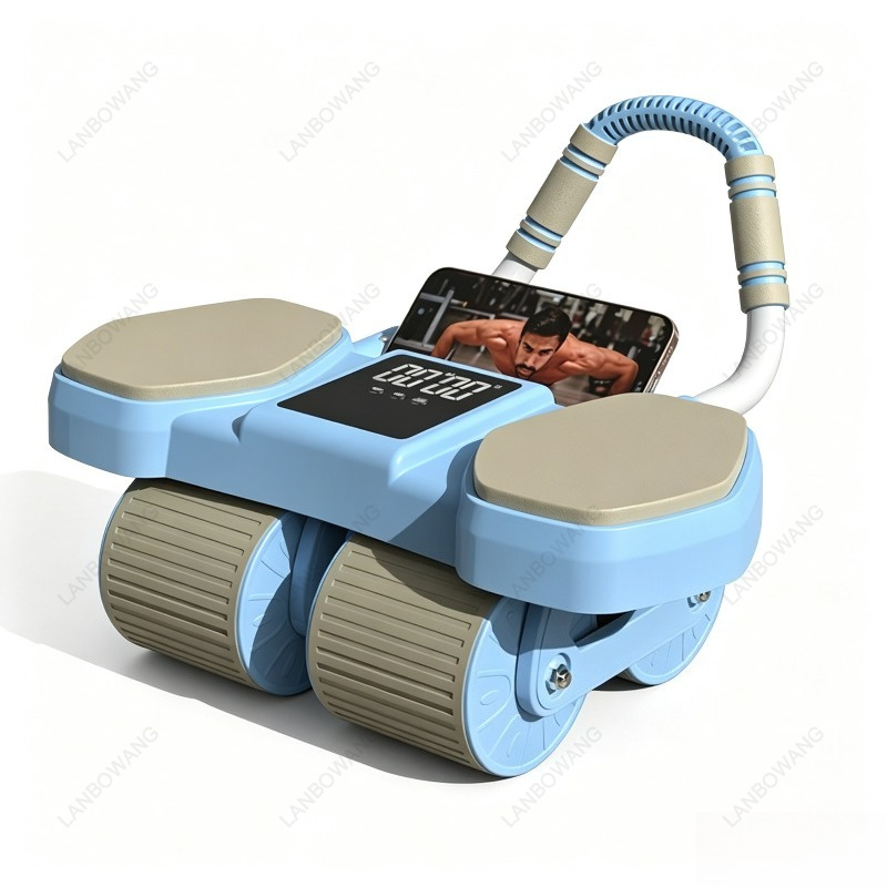 Ab Roller Wheel - Smart 4 Wheels Auto Rebound Ab