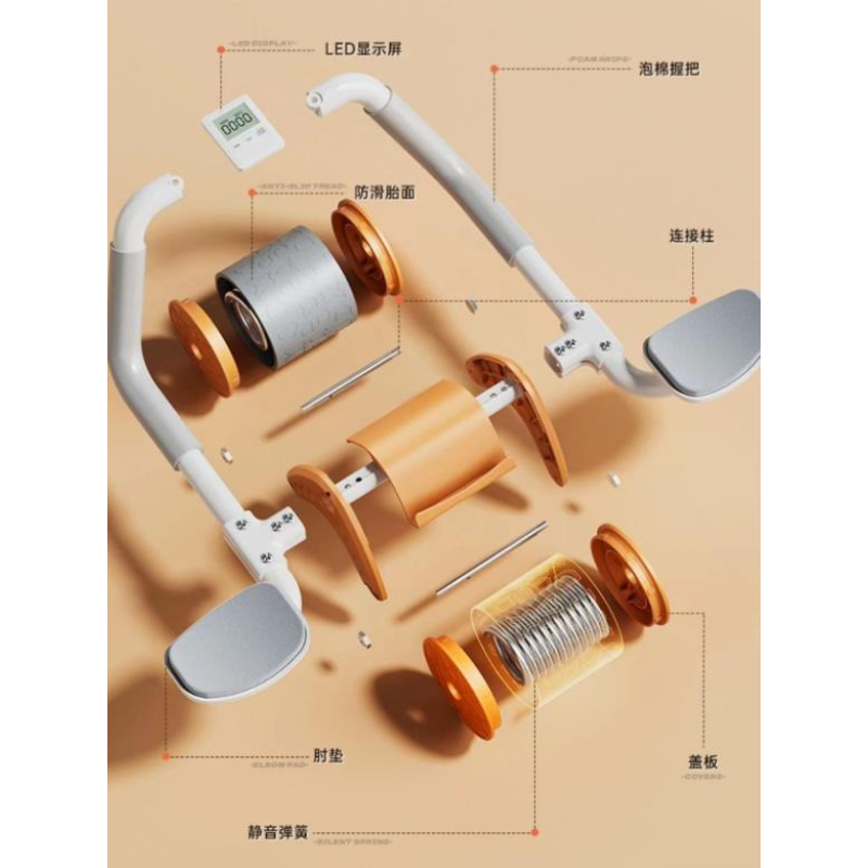 New Automatic Rebound Support  - Ab Roller Wheel review and price