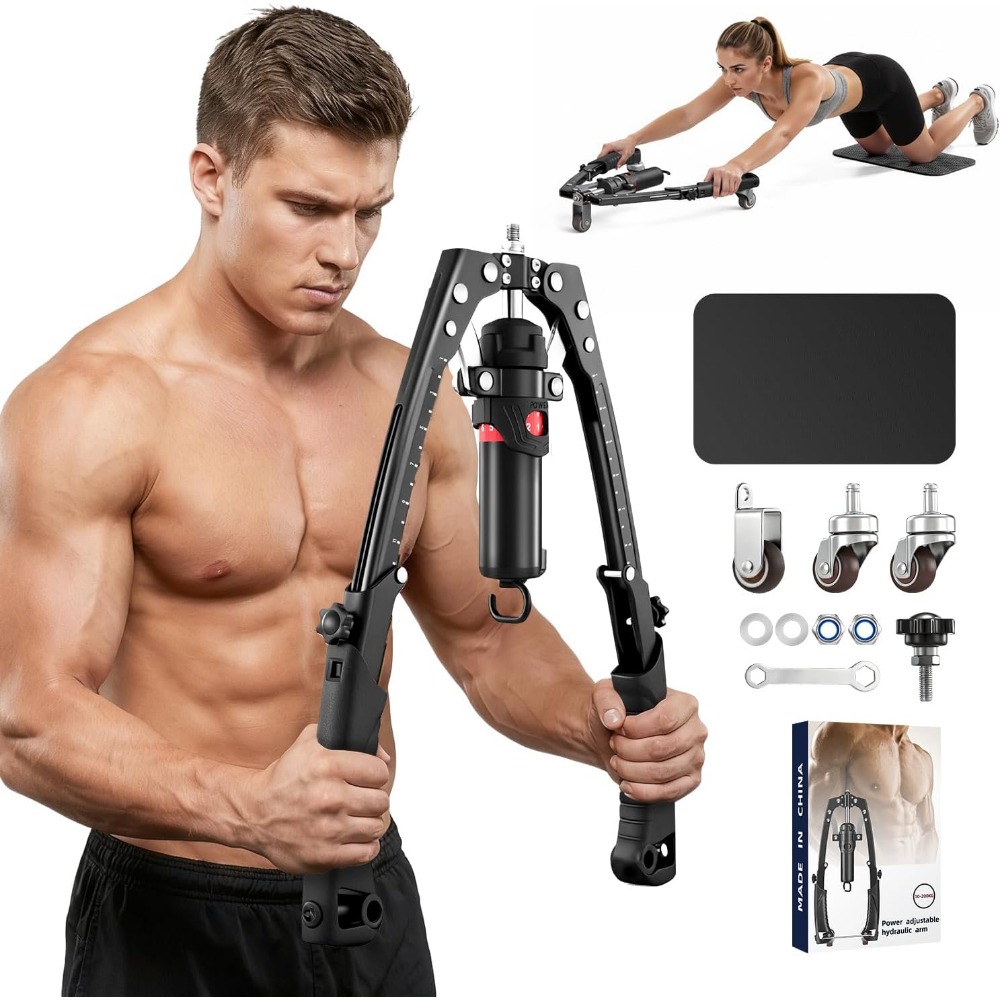 3-in-1 Hydraulic Arm Trainer w - Ab Roller Wheel review and price